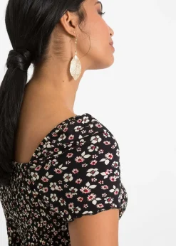 Robe longue en viscose extensible