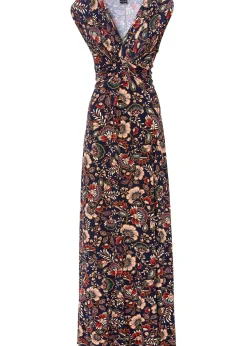 Robe longue en viscose extensible