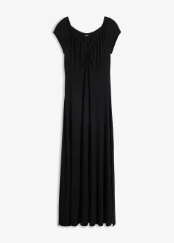 Robe longue en viscose extensible