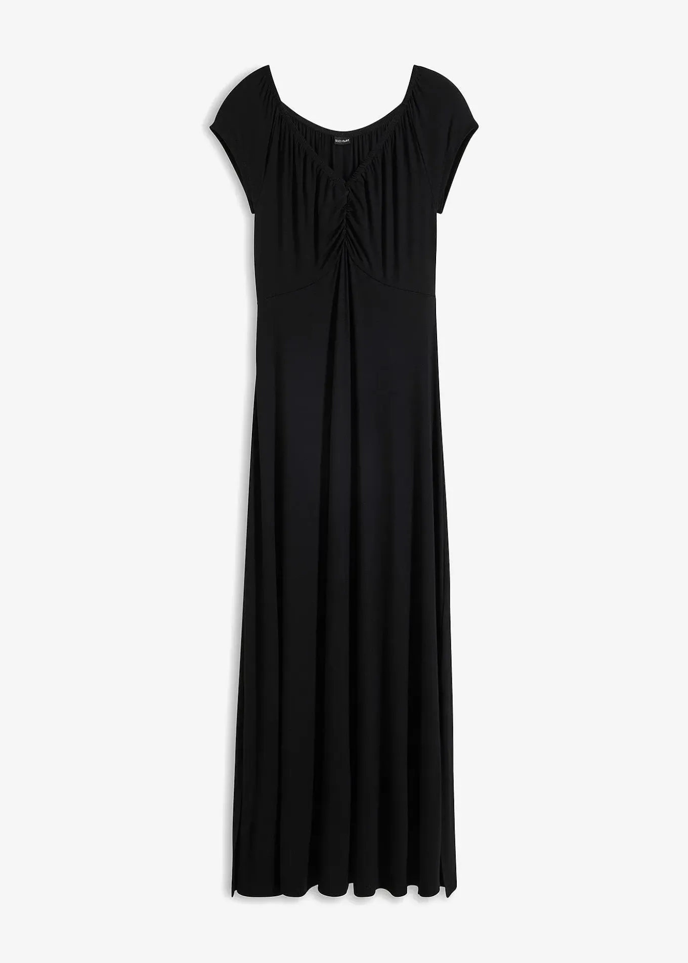 Robe longue en viscose extensible