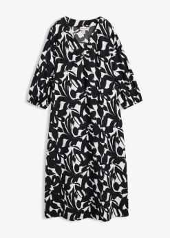 Robe longue en viscose fluide