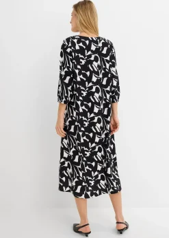 Robe longue en viscose fluide