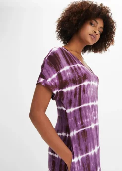 Robe longue en viscose fluide