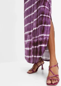 Robe longue en viscose fluide