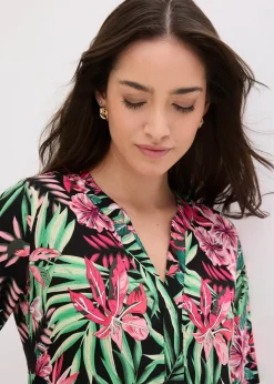 Robe longue en viscose fluide