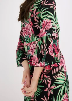 Robe longue en viscose fluide