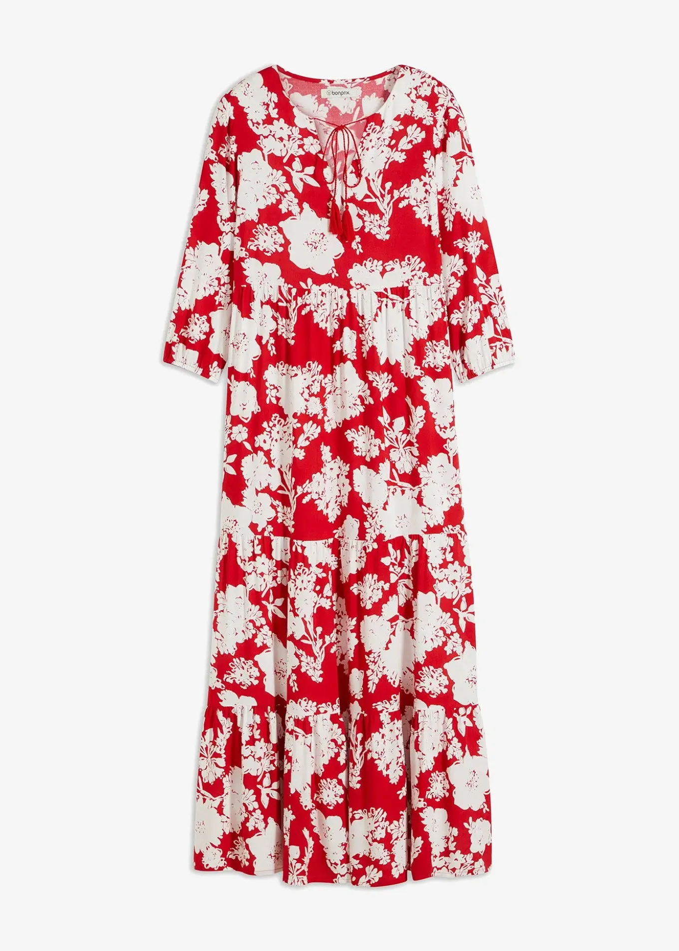 Robe longue en viscose fluide