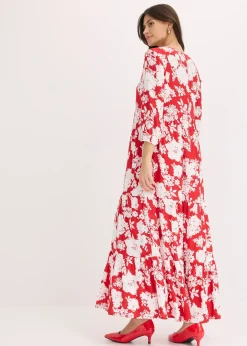 Robe longue en viscose fluide