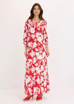 Robe longue en viscose fluide