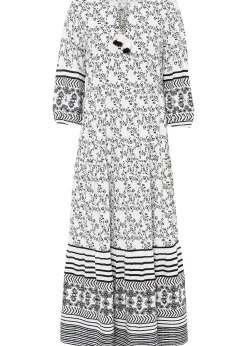 Robe longue en viscose fluide