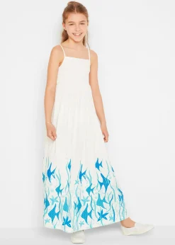 Robe longue en viscose fluide