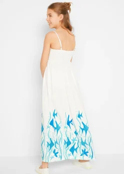 Robe longue en viscose fluide