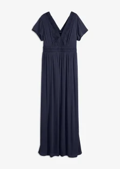 Robe longue en viscose fluide