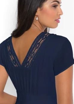 Robe longue en viscose fluide