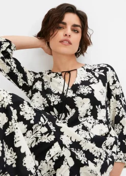 Robe longue en viscose fluide