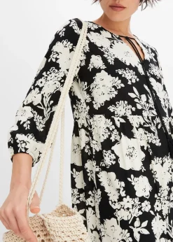 Robe longue en viscose fluide