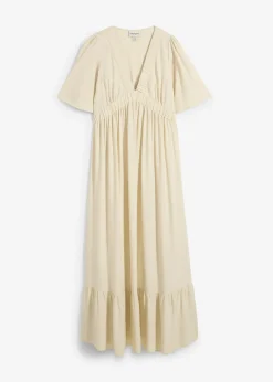 Robe longue en viscose fluide