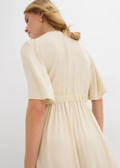 Robe longue en viscose fluide