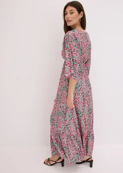 Robe longue en viscose fluide