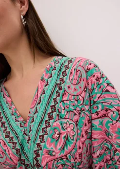 Robe longue en viscose fluide