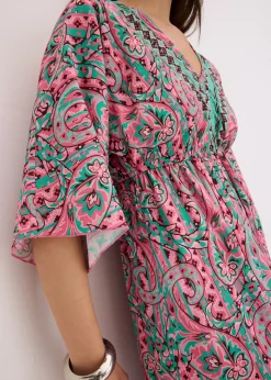 Robe longue en viscose fluide