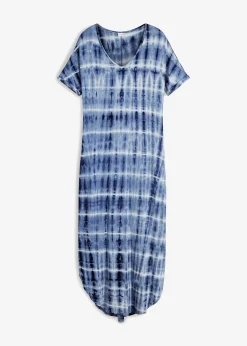 Robe longue en viscose fluide