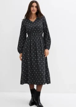 Robe longue en viscose fluide