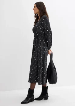 Robe longue en viscose fluide