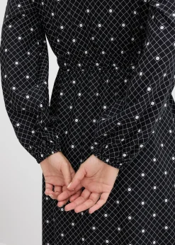 Robe longue en viscose fluide