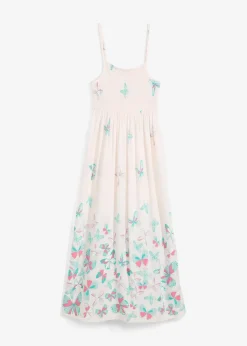 Robe longue en viscose fluide