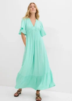 Robe longue en viscose fluide