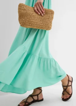 Robe longue en viscose fluide