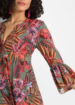 Robe longue en viscose fluide