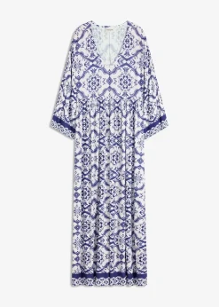 Robe longue et douce en jersey viscose