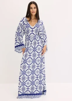 Robe longue et douce en jersey viscose