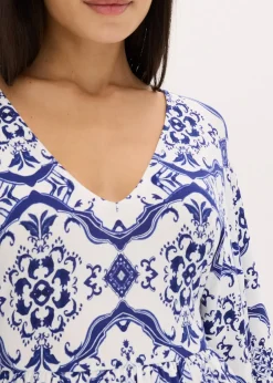 Robe longue et douce en jersey viscose