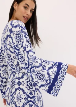 Robe longue et douce en jersey viscose