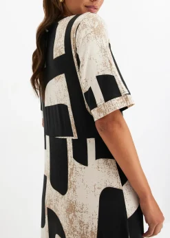 Robe longue et douce en jersey viscose