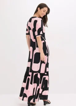 Robe longue et douce en jersey viscose