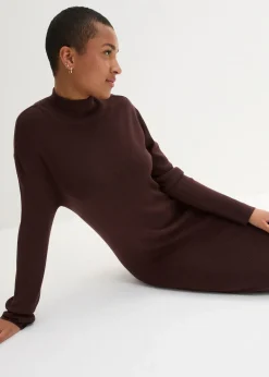 Robe longue et fluide en fine maille