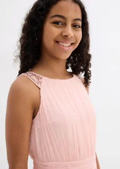 Robe longue ornée de sequins