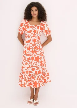 Robe midi 100% coton