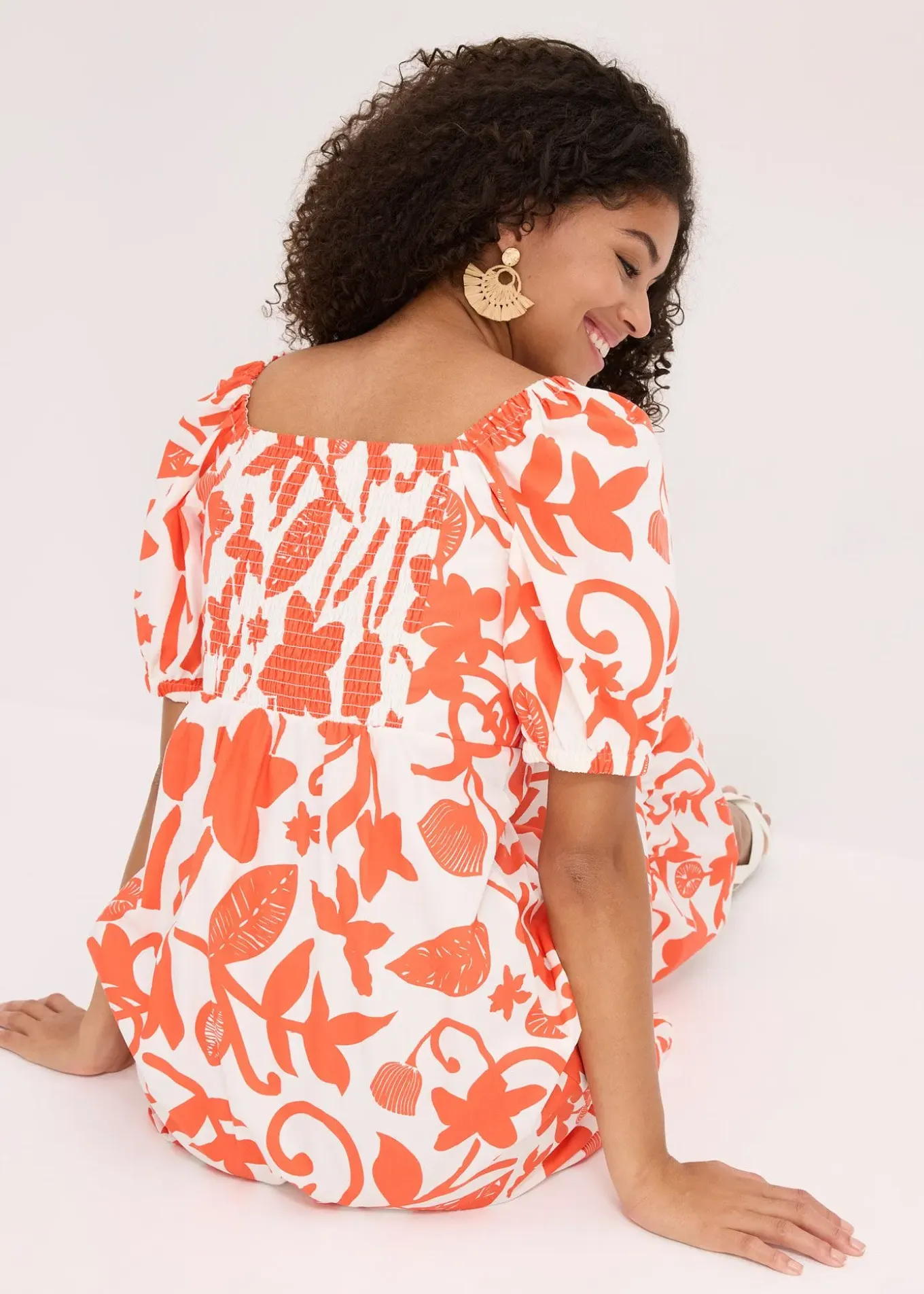 Robe midi 100% coton