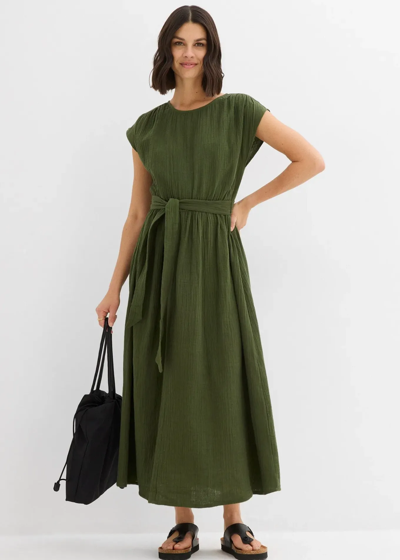 Robe midi 100% coton