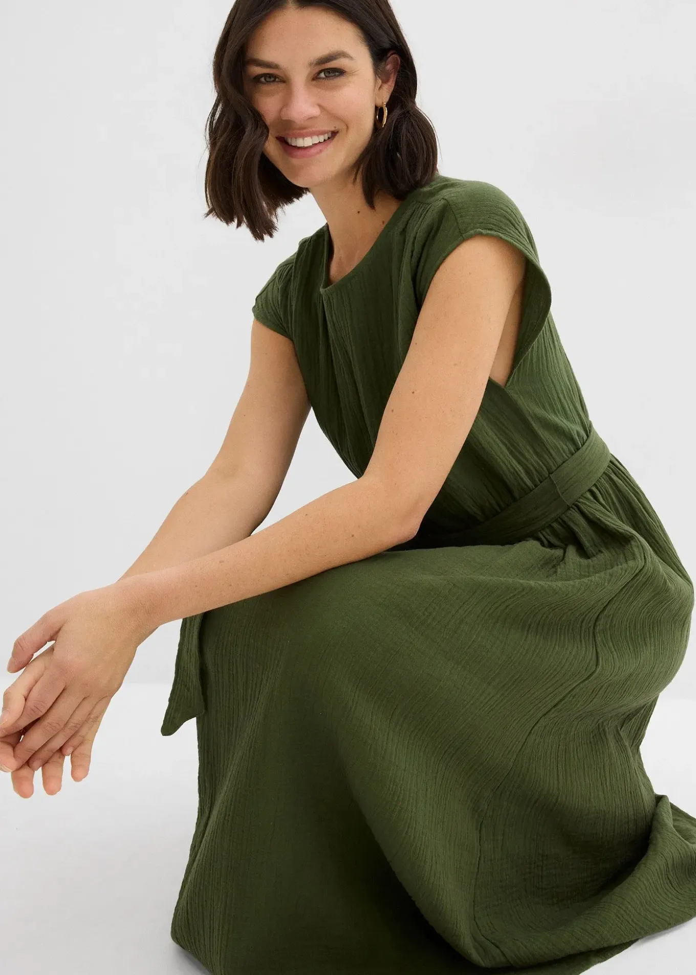 Robe midi 100% coton