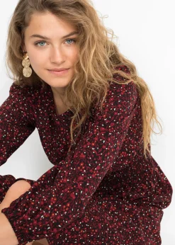 Robe midi à imprimé floral