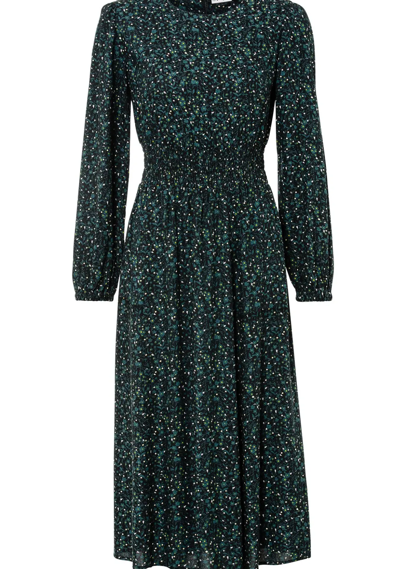 Robe midi à imprimé floral