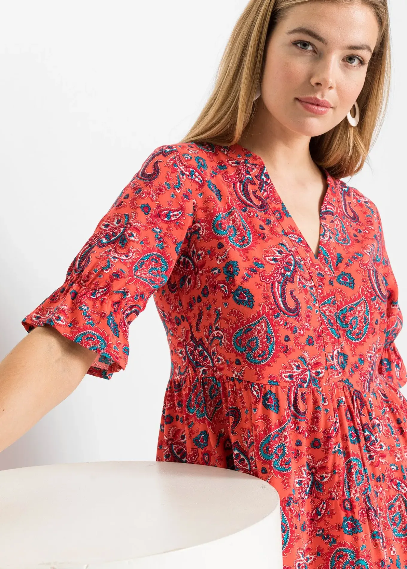 Robe midi 100% viscose