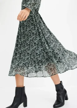 Robe midi à volants