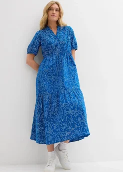 Robe midi ample, 100% coton